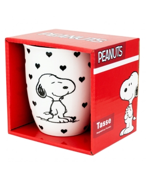 The Peanuts - Tasse Snoopy ''Hearts'', 280 ml, Keramik